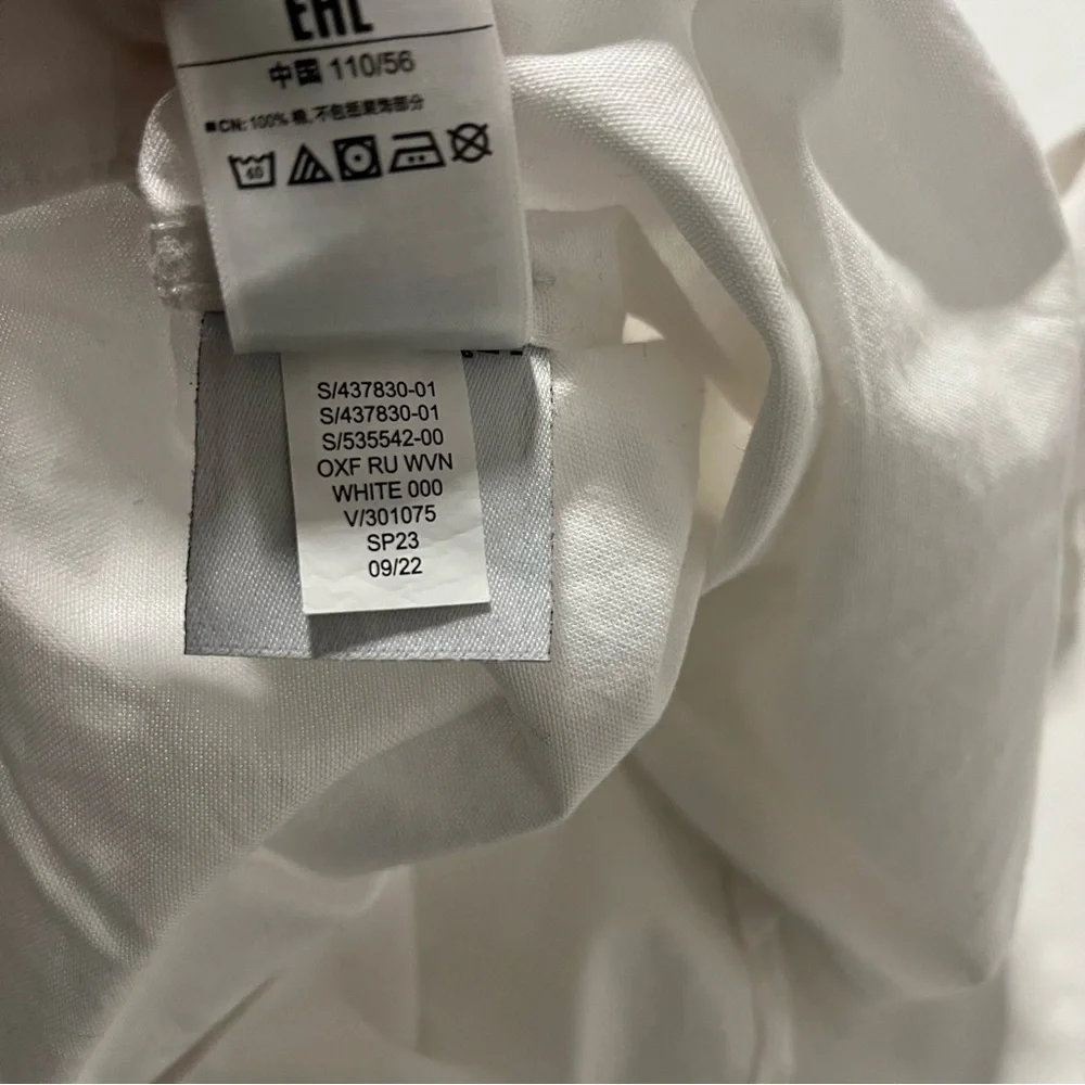 GAP Baby Boys Size 4 Years White Button Down Oxford Shirt Classic Style EUC